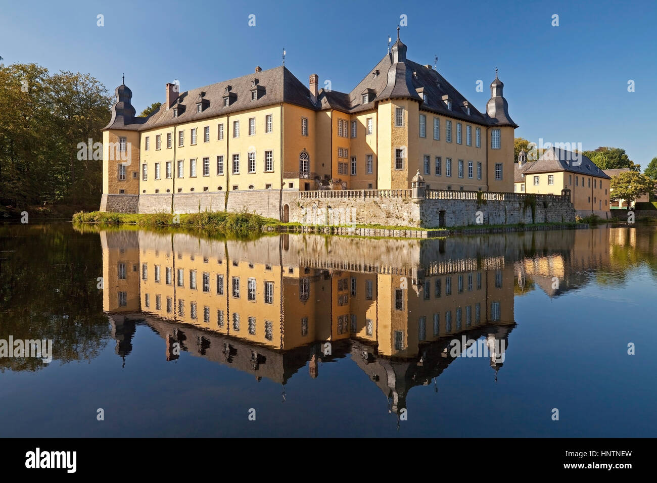 Schloss Dyck, Juchen, Niederrhein, North Rhine-Westphalia, Germany Stock Photo