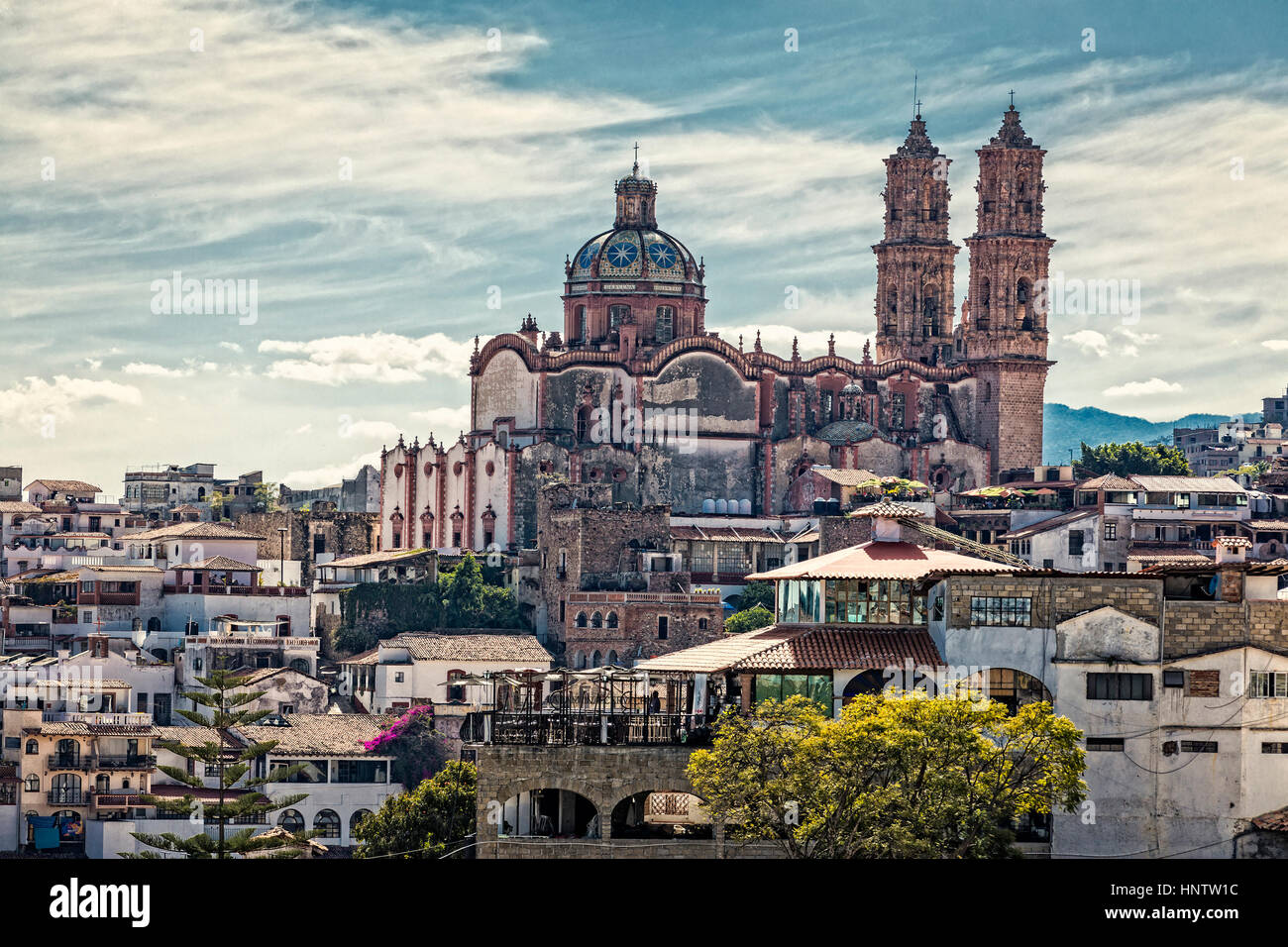 View of Taxco, Mexico, North America Stock Photo