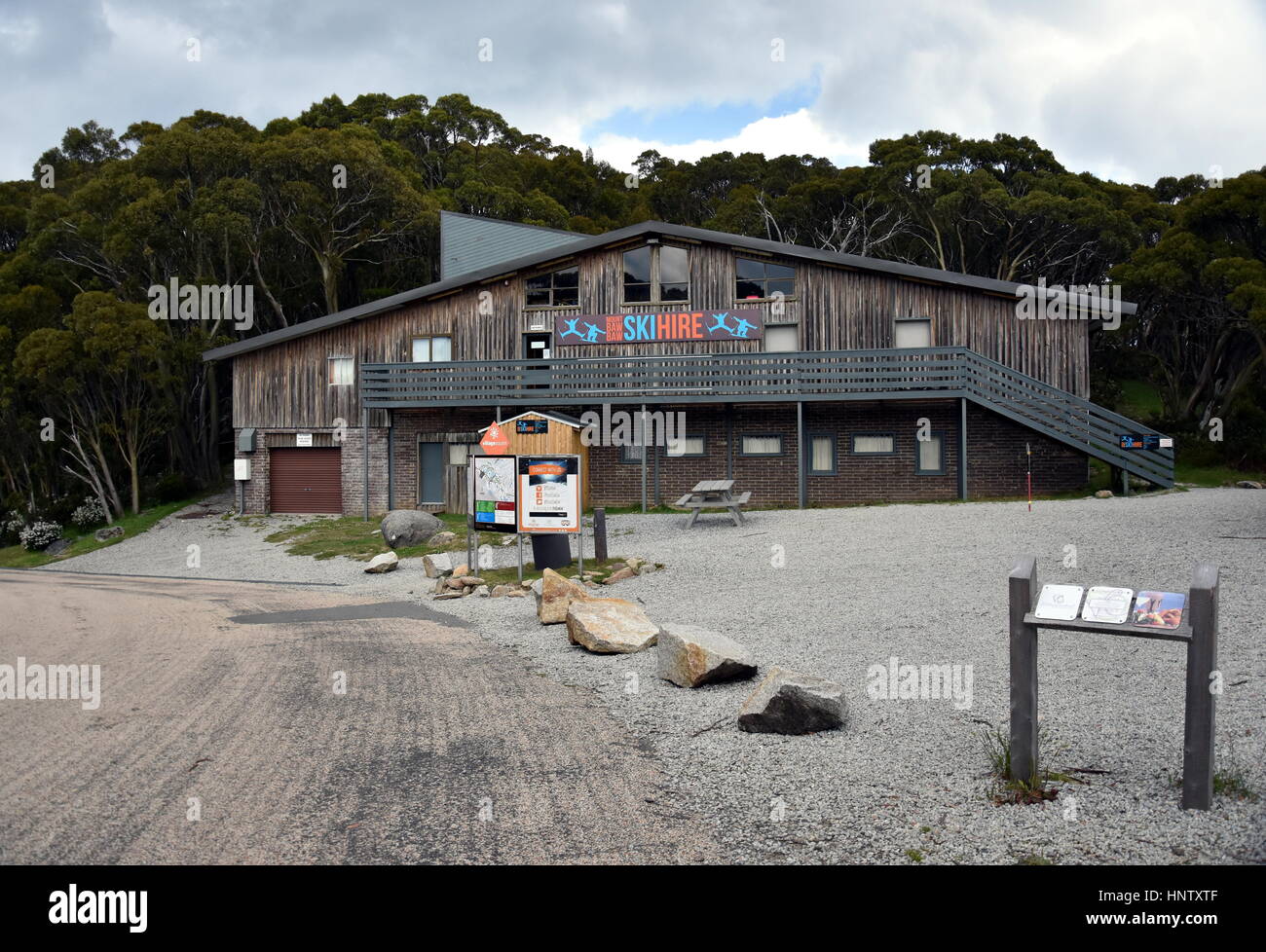 Mt Baw Baw, Australia Jan 4, 2017. Mount Baw Baw Alpine Resort is an