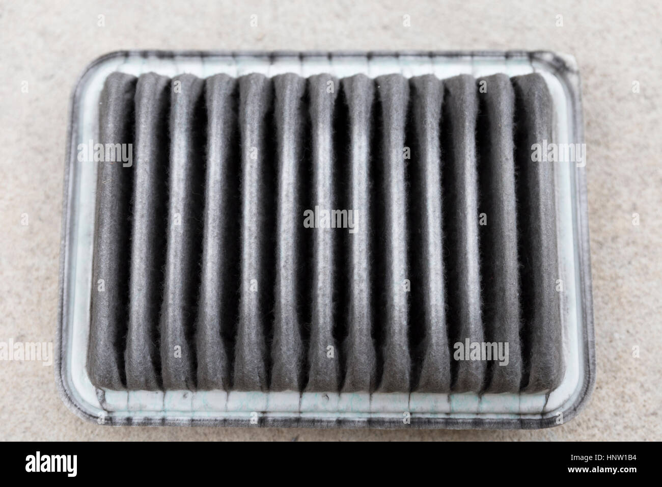 dirty clogged air filter of car automobile Stock Photo Alamy
