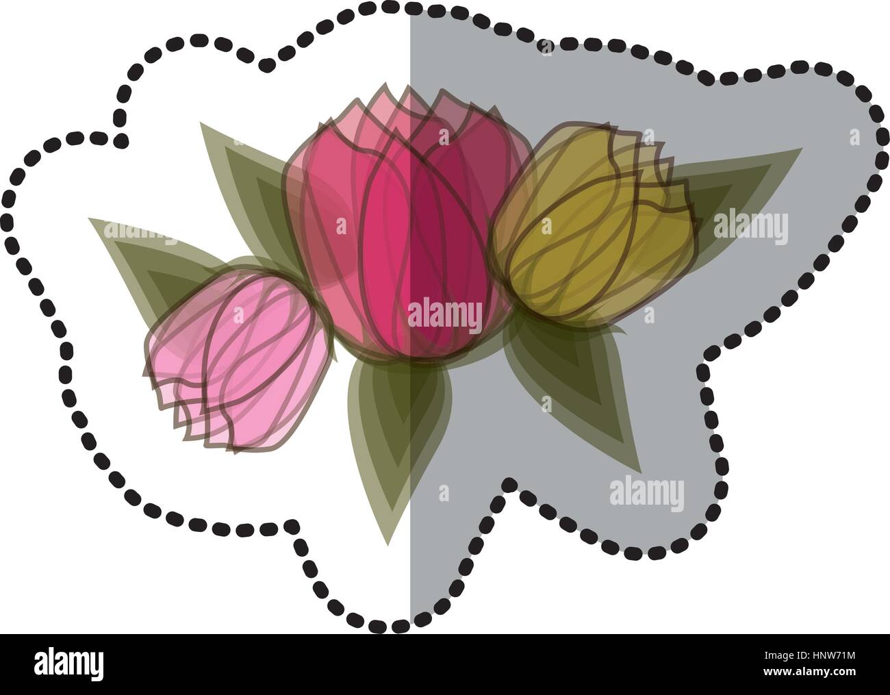 roses icon stock image, vector illustration design Stock Vector Image ...