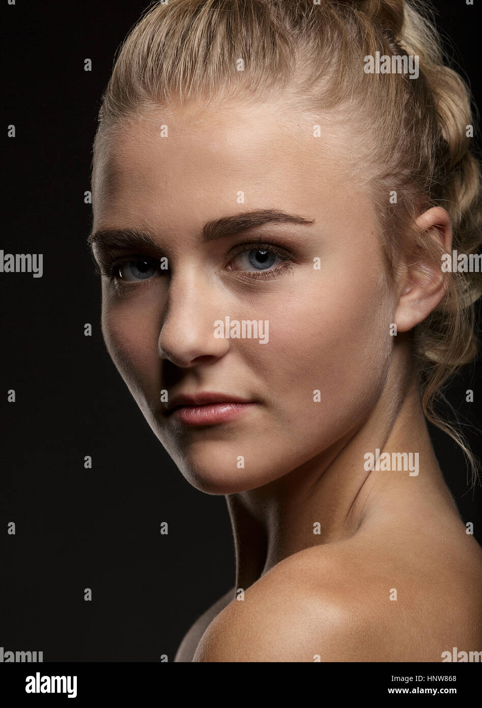 Female portrait head and shoulders hires stock photography and images