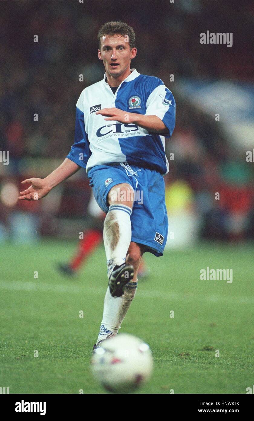 BILLY MCKINLAY BLACKBURN ROVERS FC 26 November 1996 Stock Photo Alamy
