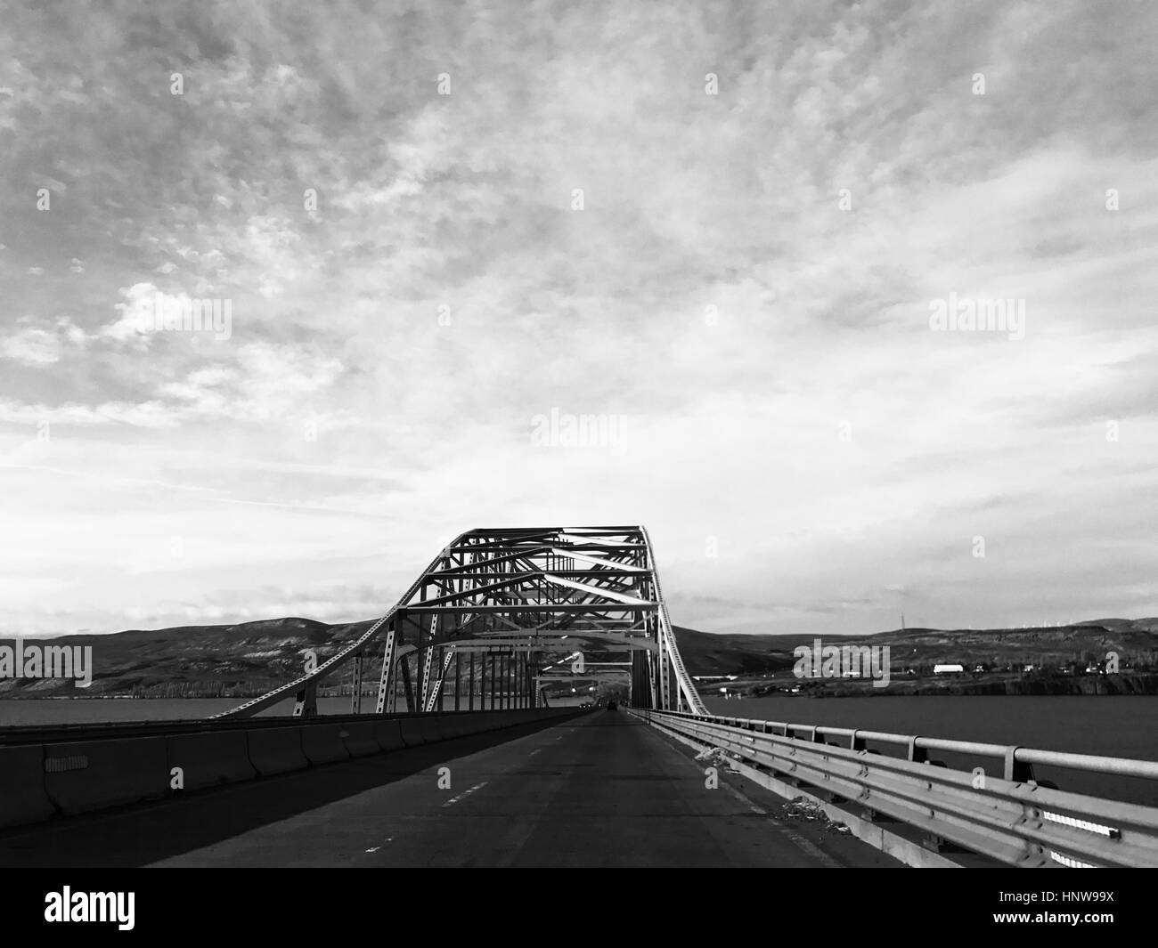 Roadtrip in the north west, bridge Stock Photo Alamy