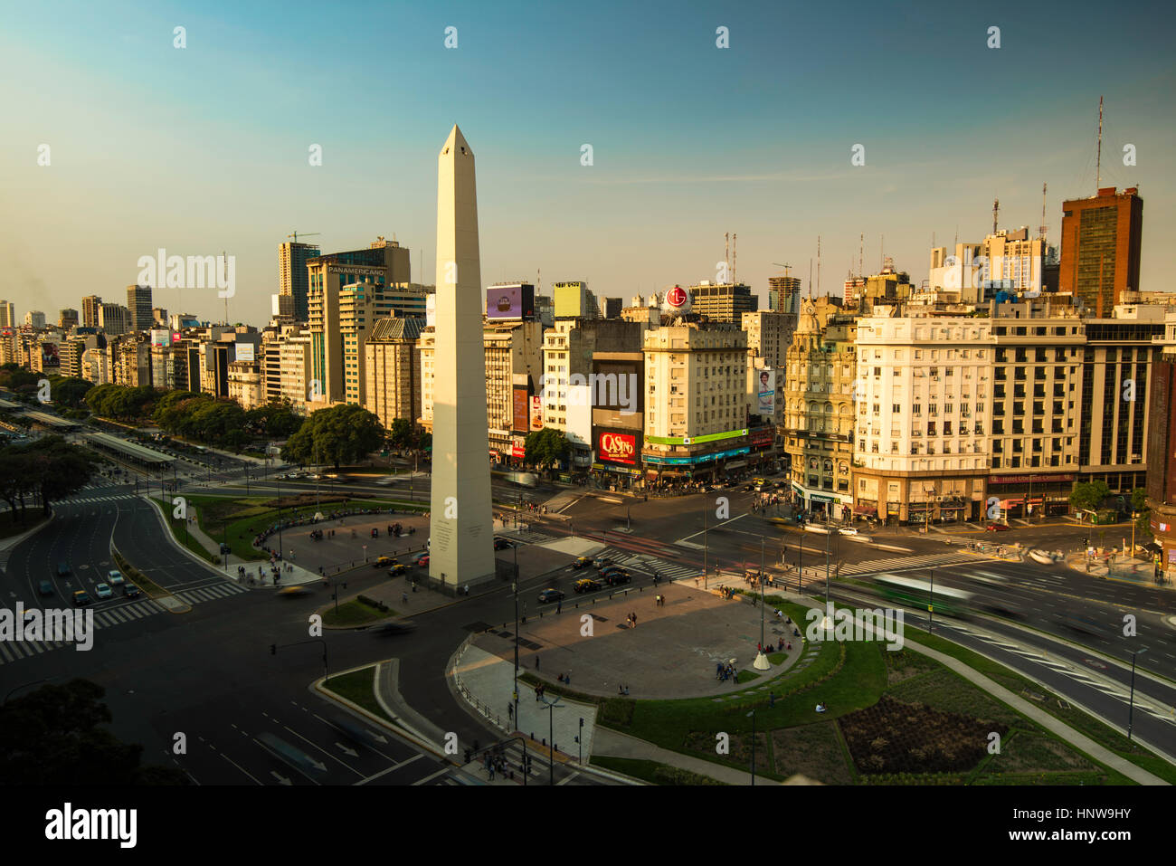 Avenida 9 de Julio, Buenos Aires, Argentina Stock Photo - Alamy