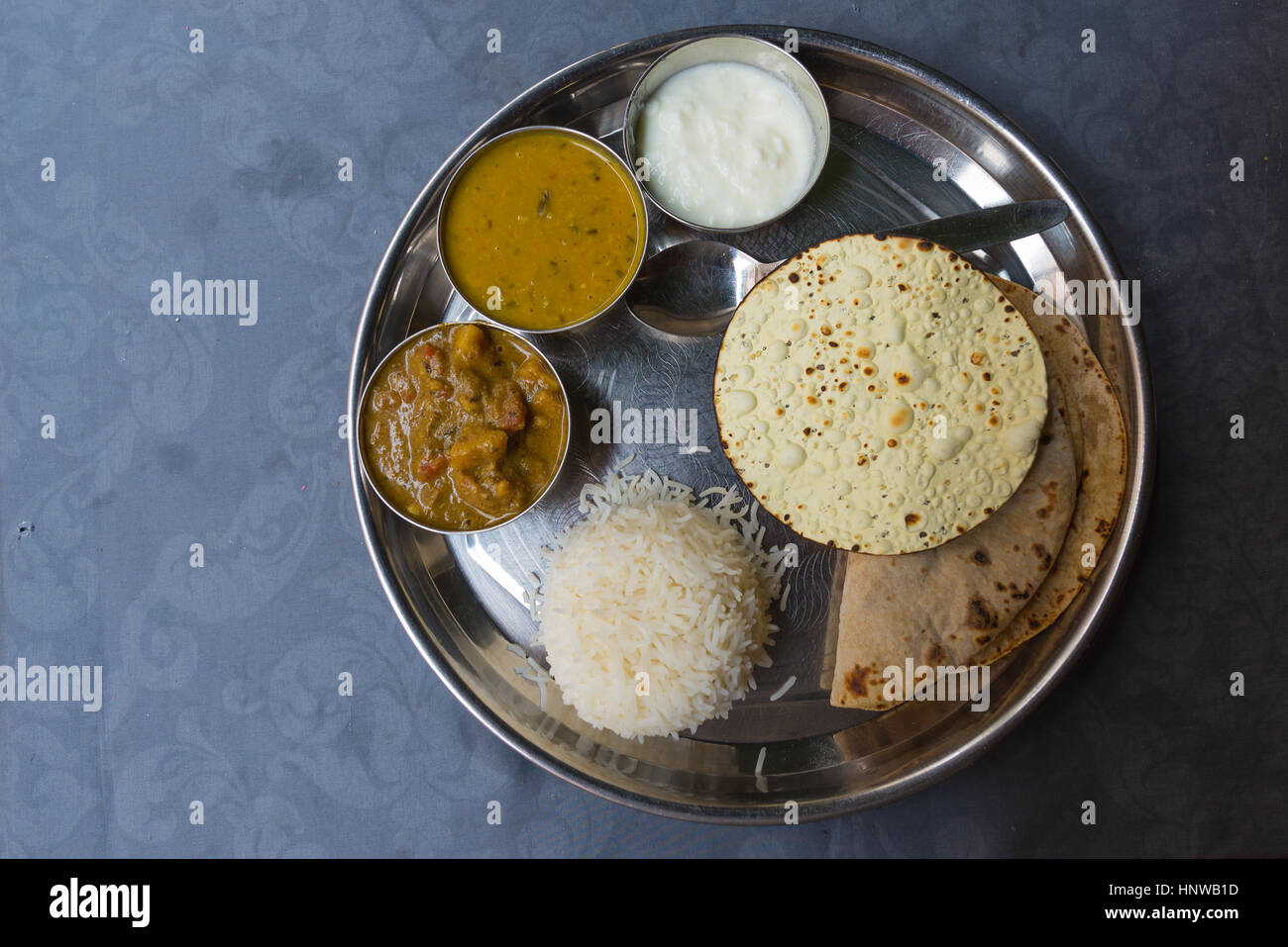 Indian veg thali hi-res stock photography and images - Alamy