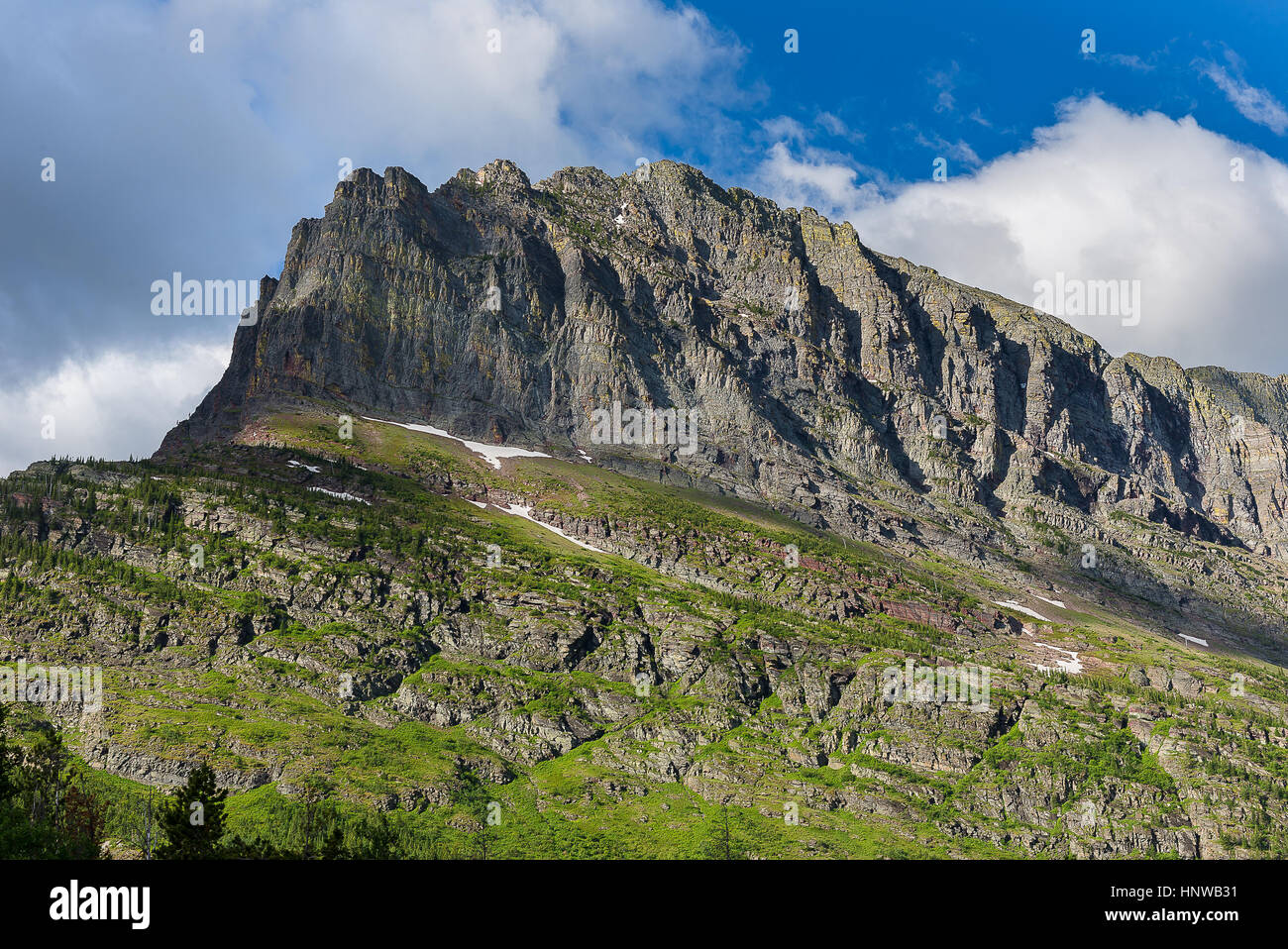 Beautiful Landscape photography of Glacier National Park in Montana USA Stock Photo