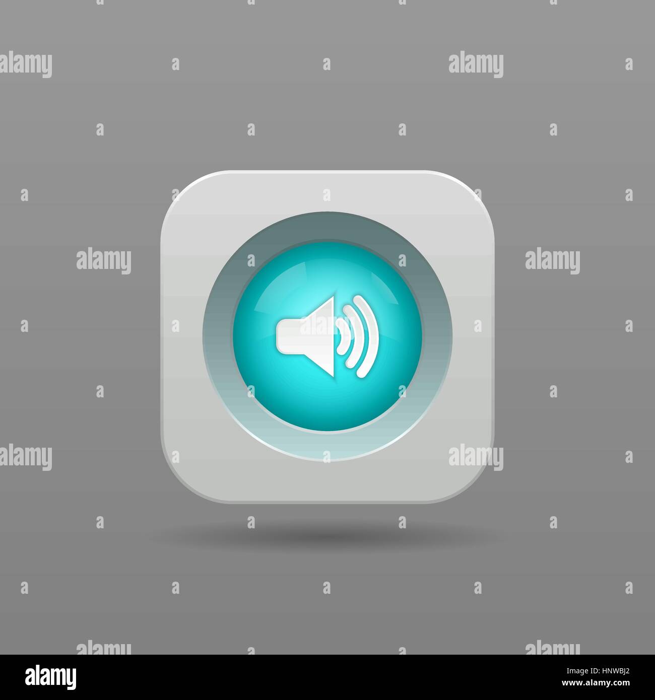 Speaker Button Vector App Icon Stock Vector Image & Art Alamy