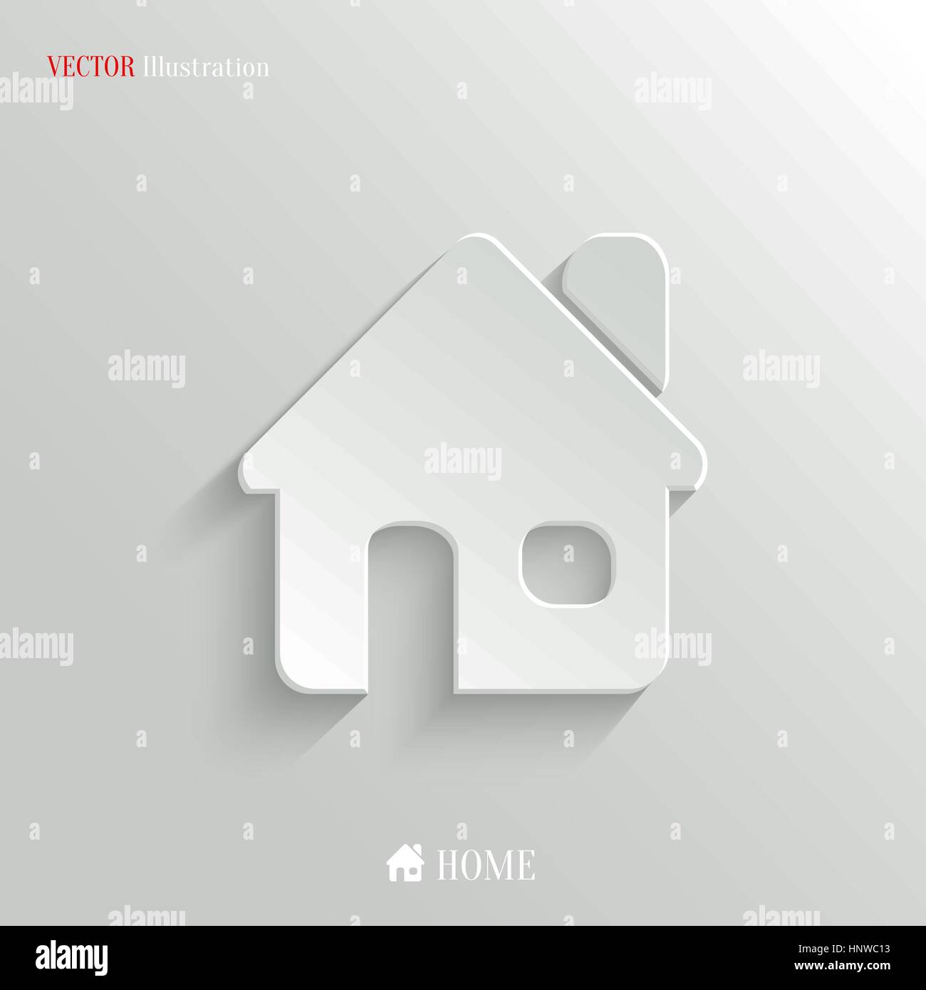 Home icon - vector web illustration, easy paste to any background Stock ...