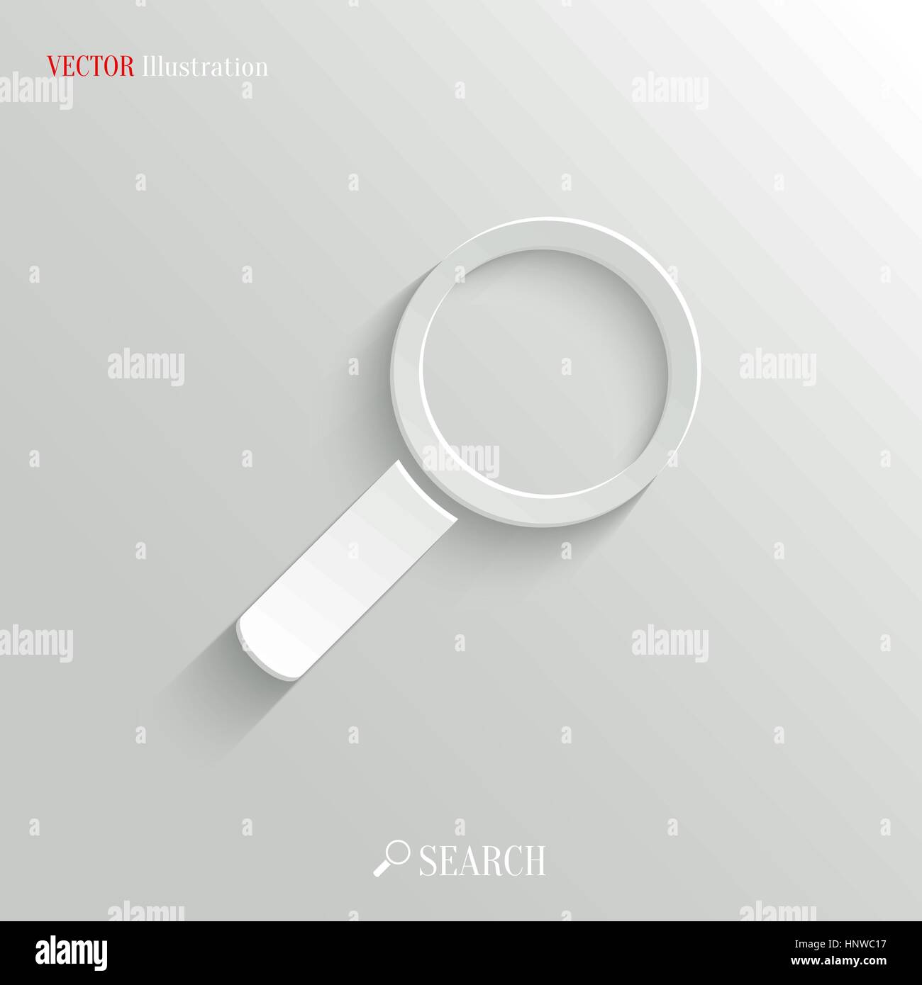 Search icon - vector web illustration, easy paste to any background ...