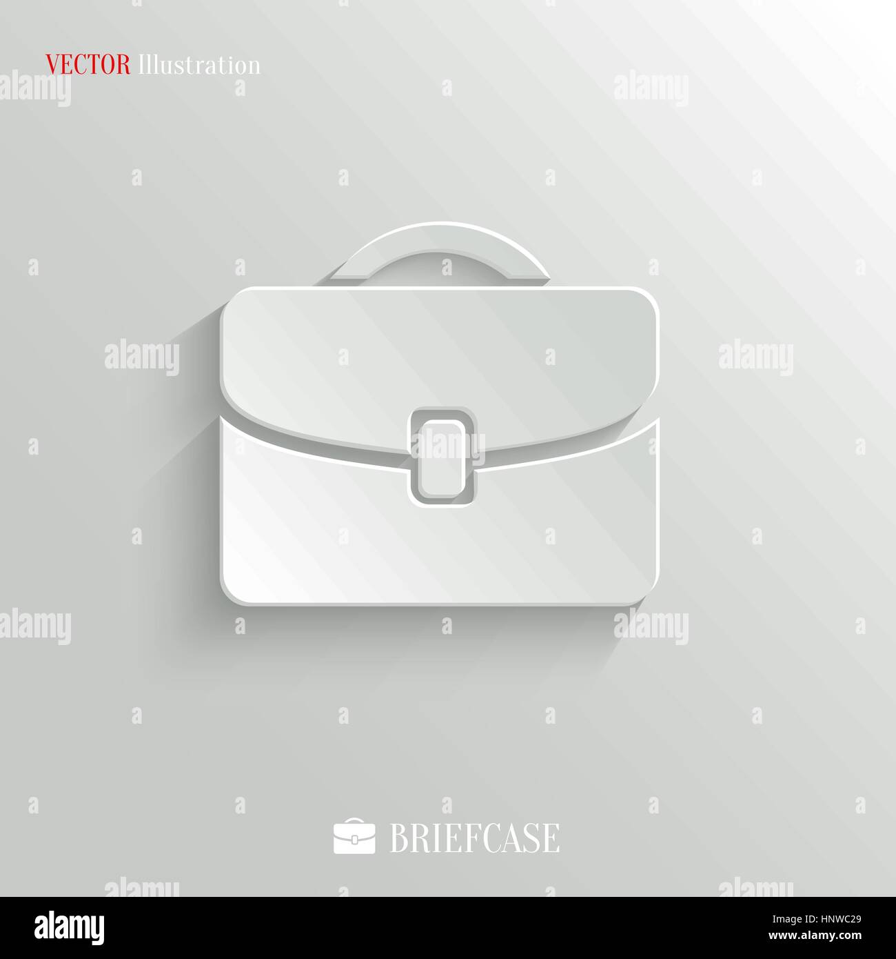 Briefcase icon - vector web illustration, easy paste to any background ...