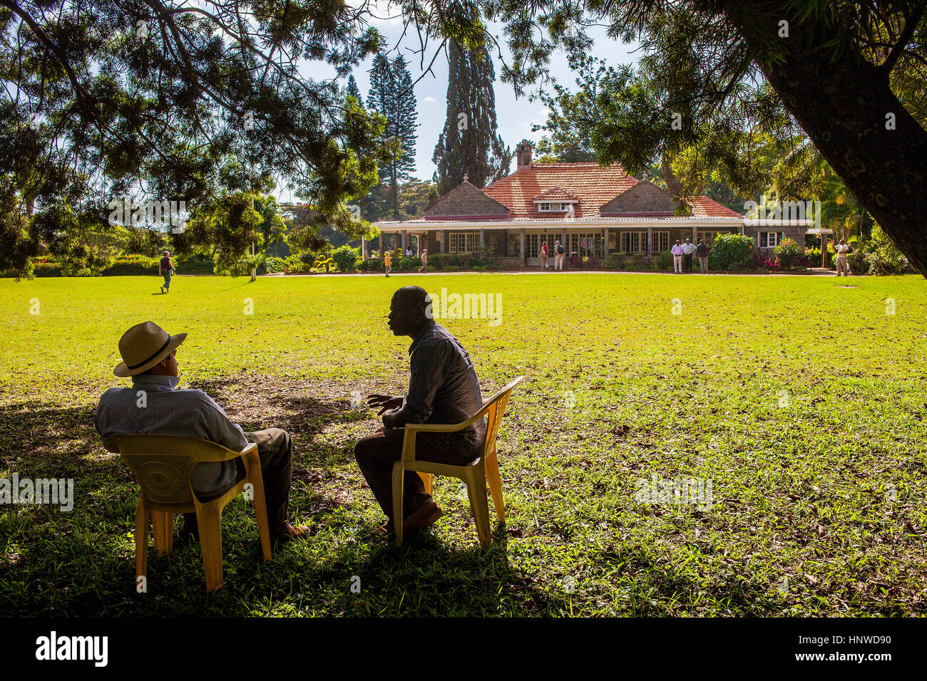 Tourists, Karen Blixen house, Museum, Nairobi, Kenya Stock Photo Alamy Tourists, Karen Blixen house, Museum, Nairobi, Kenya Stock Photo Alamy