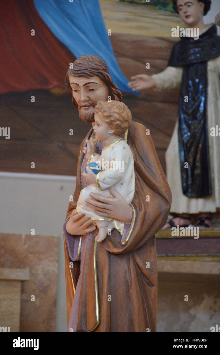 Statue of San Giuseppe Stock Photo - Alamy