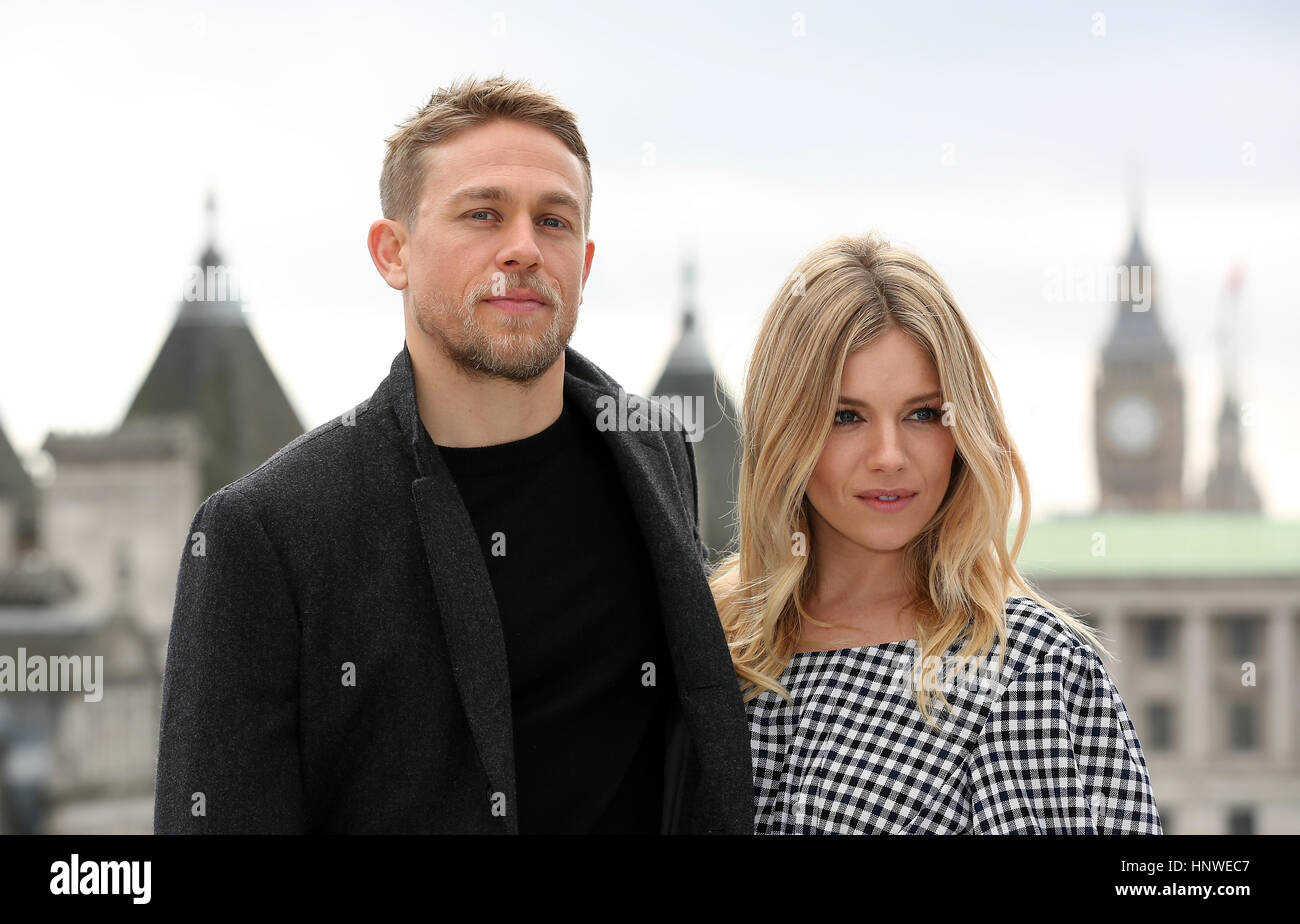 Charlie Hunnam and Sienna Miller attending 'The Lost City Of Z