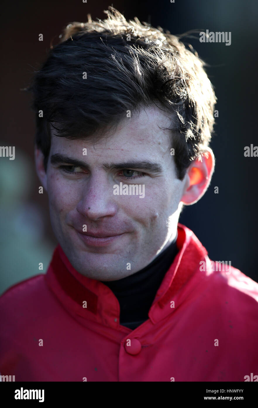 Jockey Jeremiah McGrath at Ludlow Racecourse. PRESS ASSOCIATION Photo. Picture date: Wednesday January 25, 2017. Photo credit should read: Nick Potts/PA Wire Stock Photo