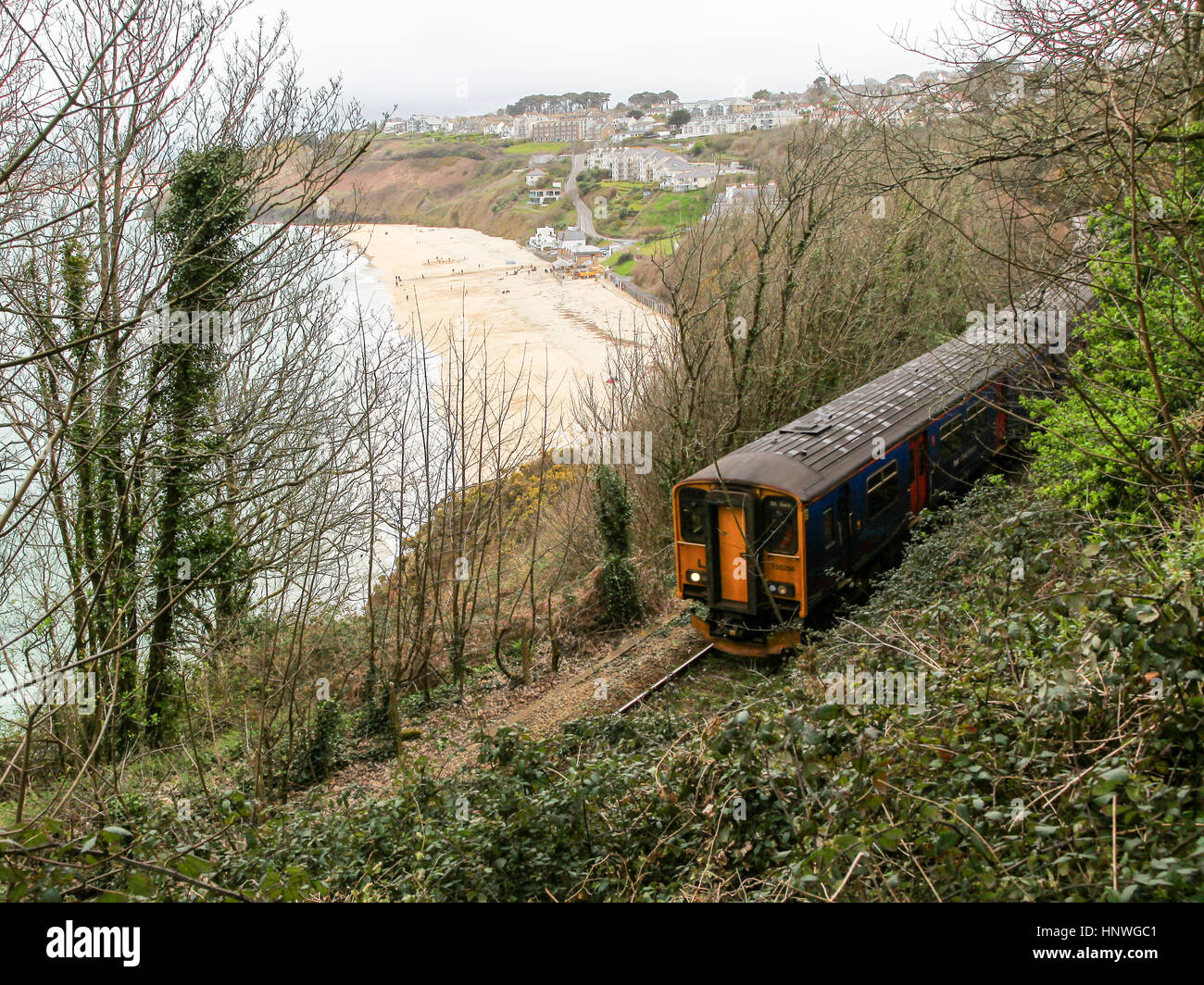 Cornwall st ives train hires stock photography and images Alamy
