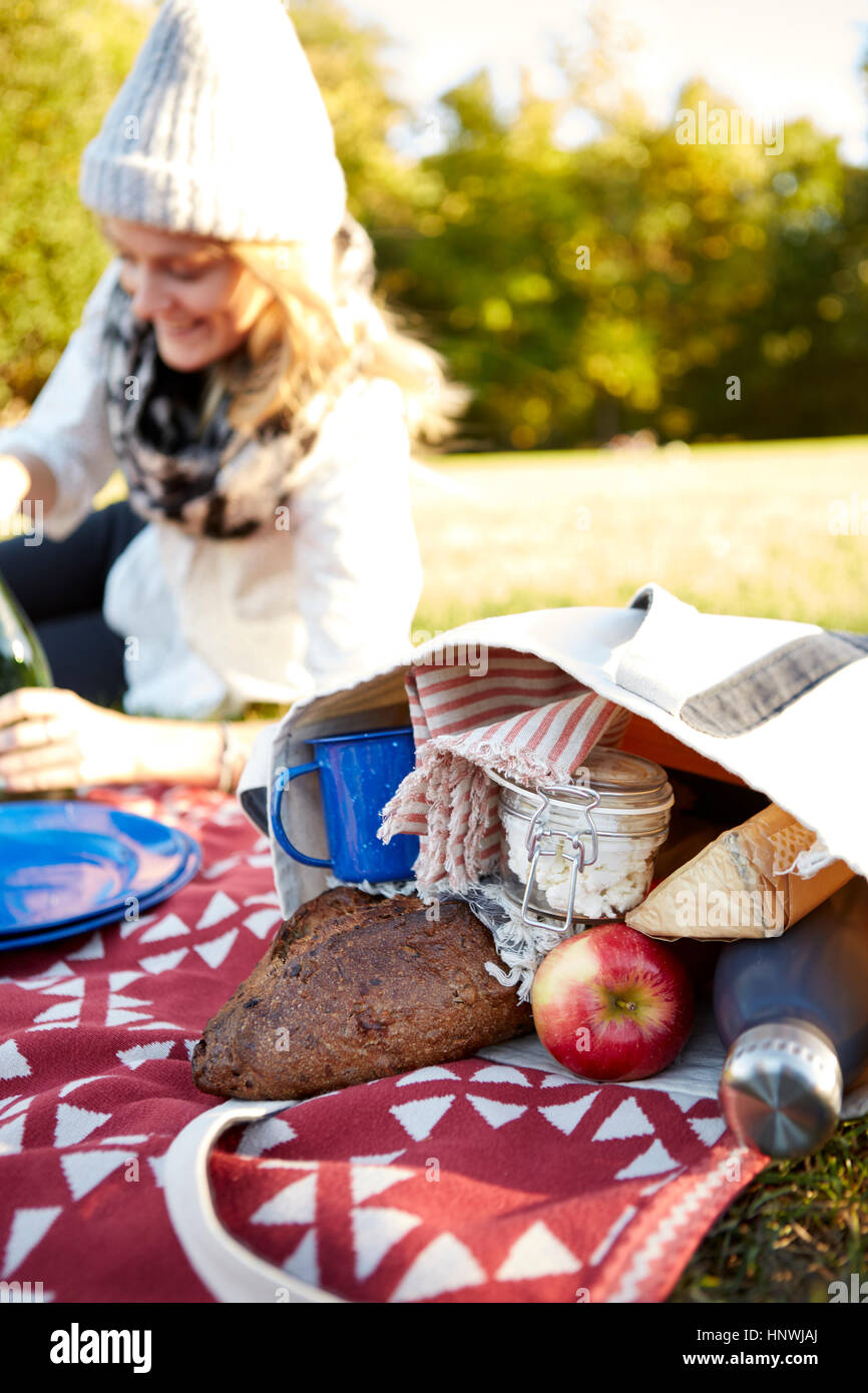 Picnic park bread hi-res stock photography and images - Alamy