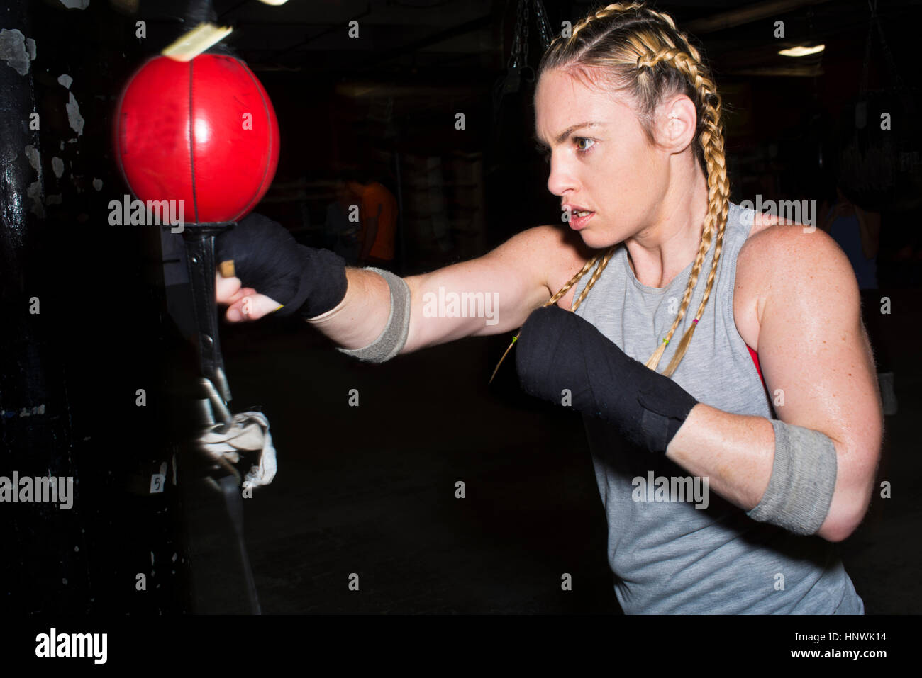 Women Punching Balls – Telegraph