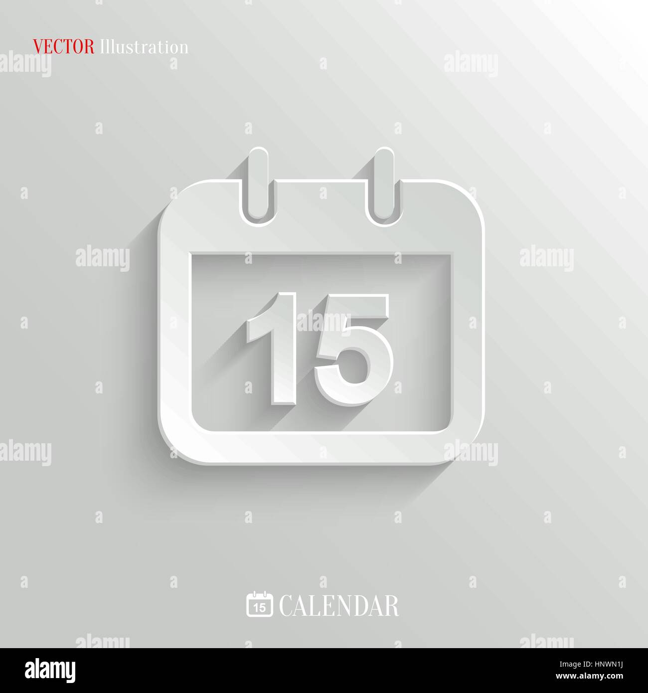 Calendar icon - vector web illustration, easy paste to any background ...
