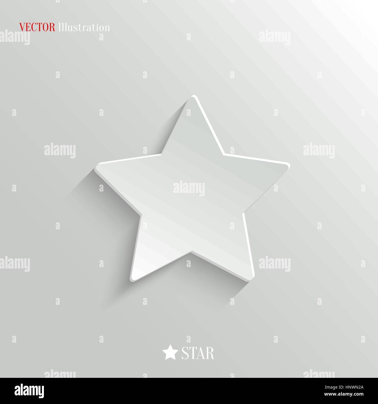 Star icon - vector web illustration, easy paste to any background Stock ...