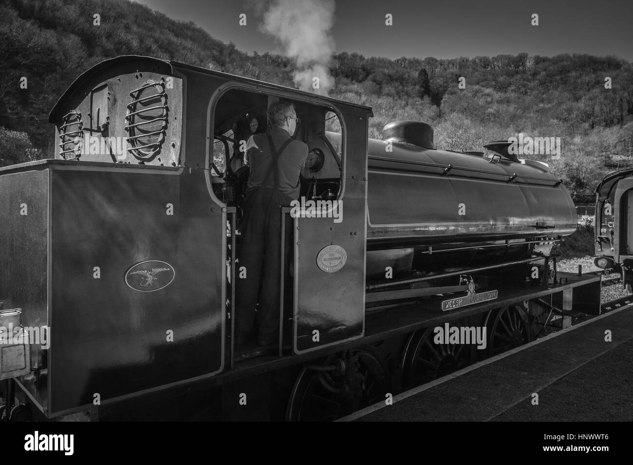 Heritage Steam Train Stock Photo