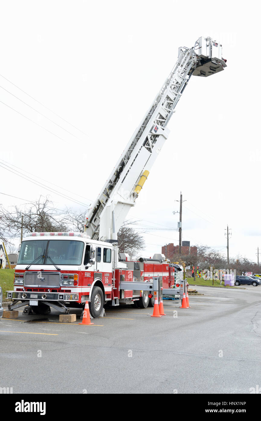 Stationary fire truck hi-res stock photography and images - Alamy