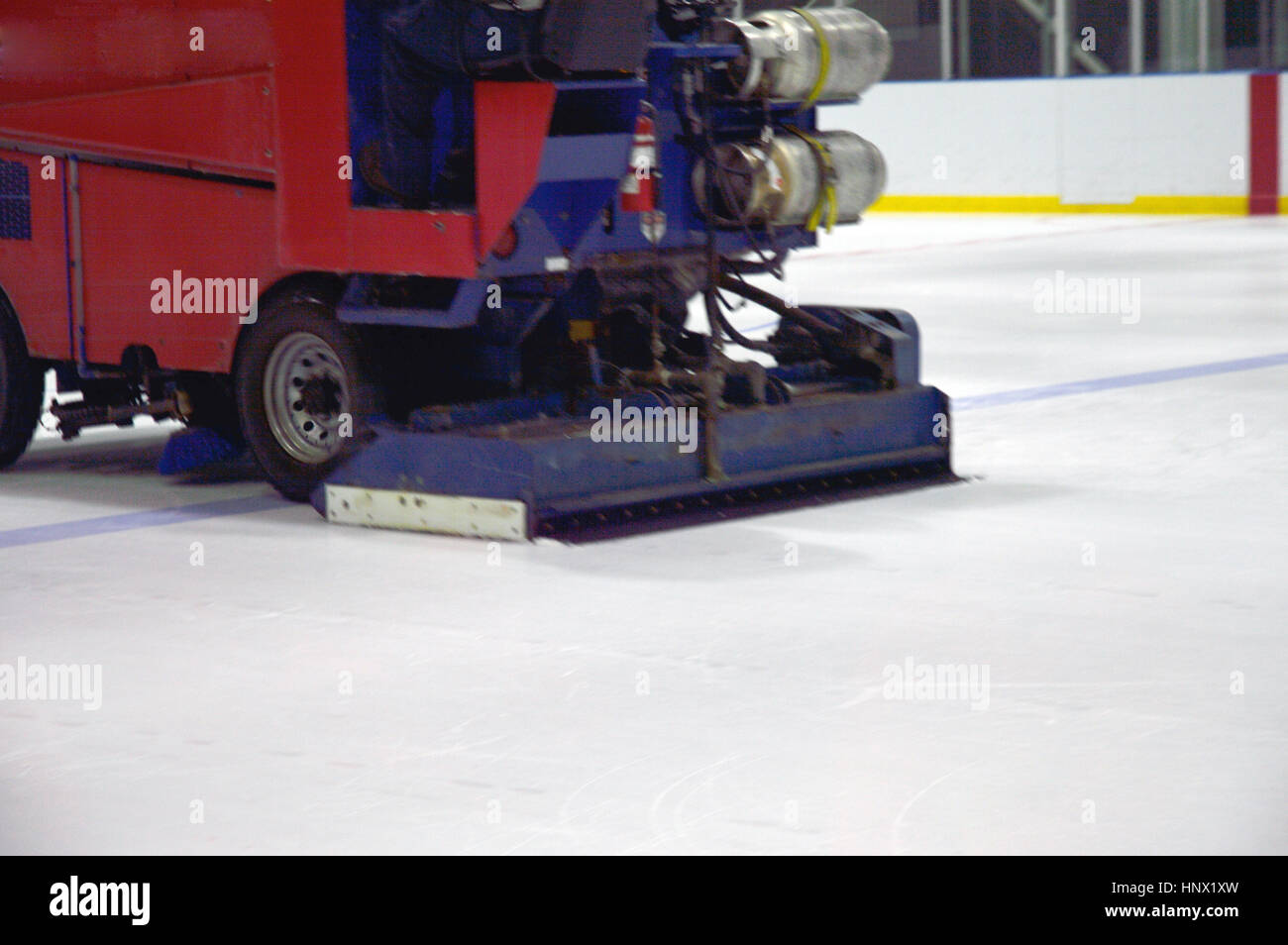 Ice resurfacing machine Stock Photo Alamy