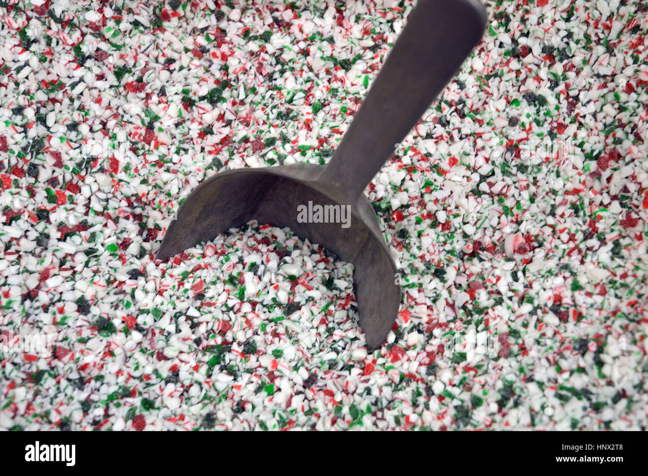 Broken candy cane bits stock photo alamy