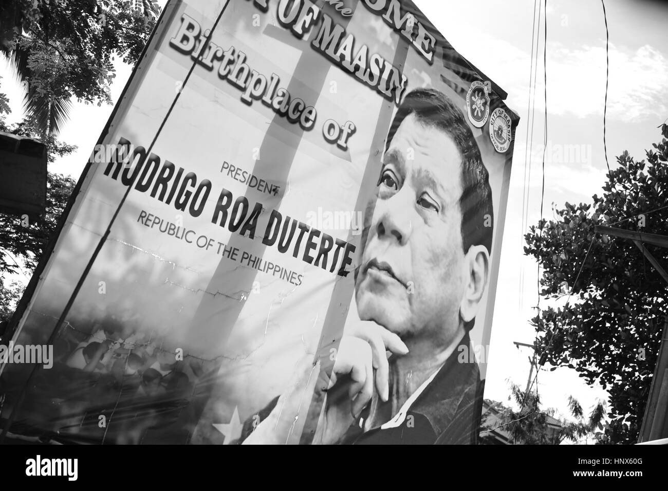 President duterte philippines Black and White Stock Photos & Images - Alamy
