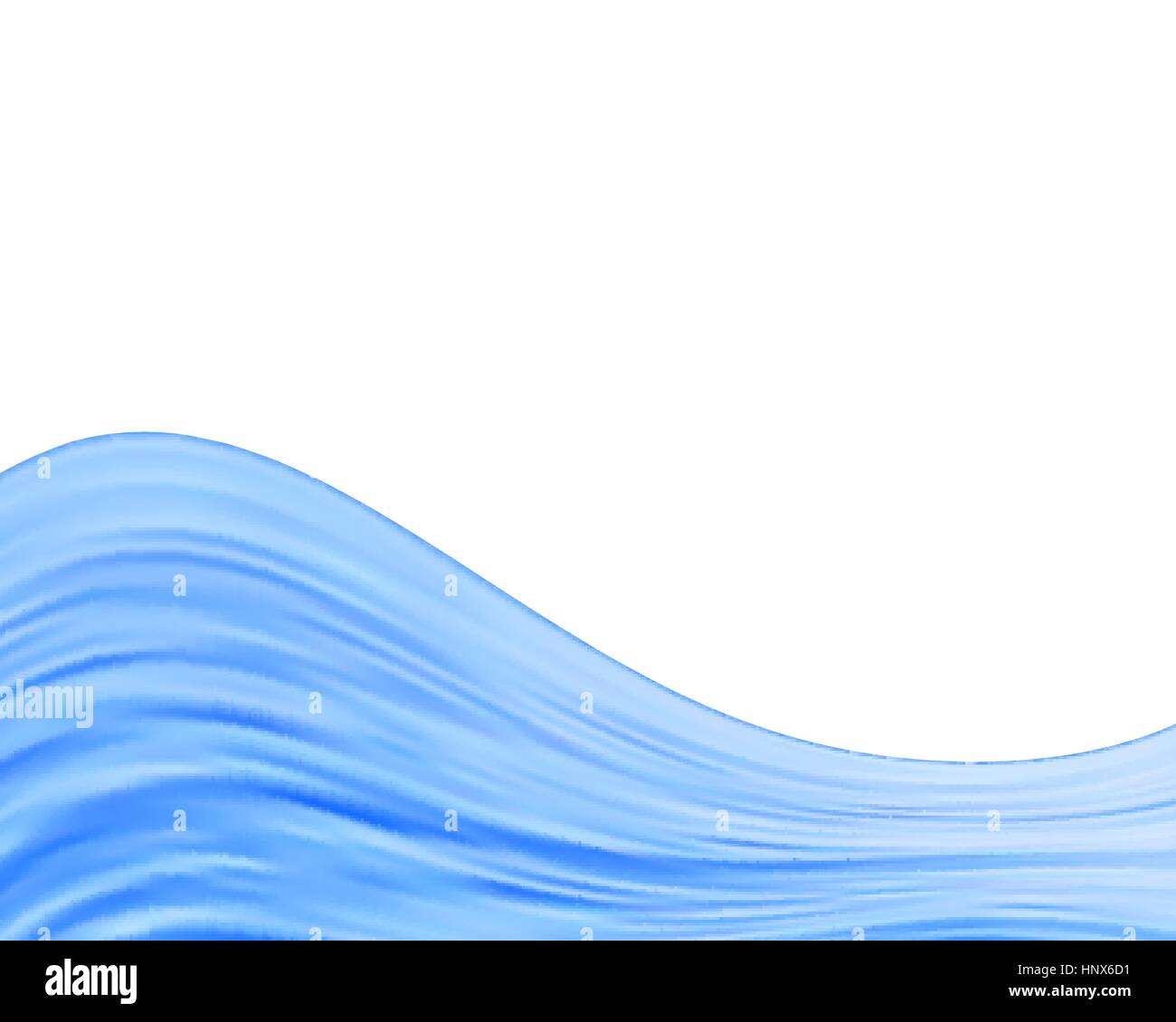Abstract blue background with wave. Vector illustration Stock Vector ...