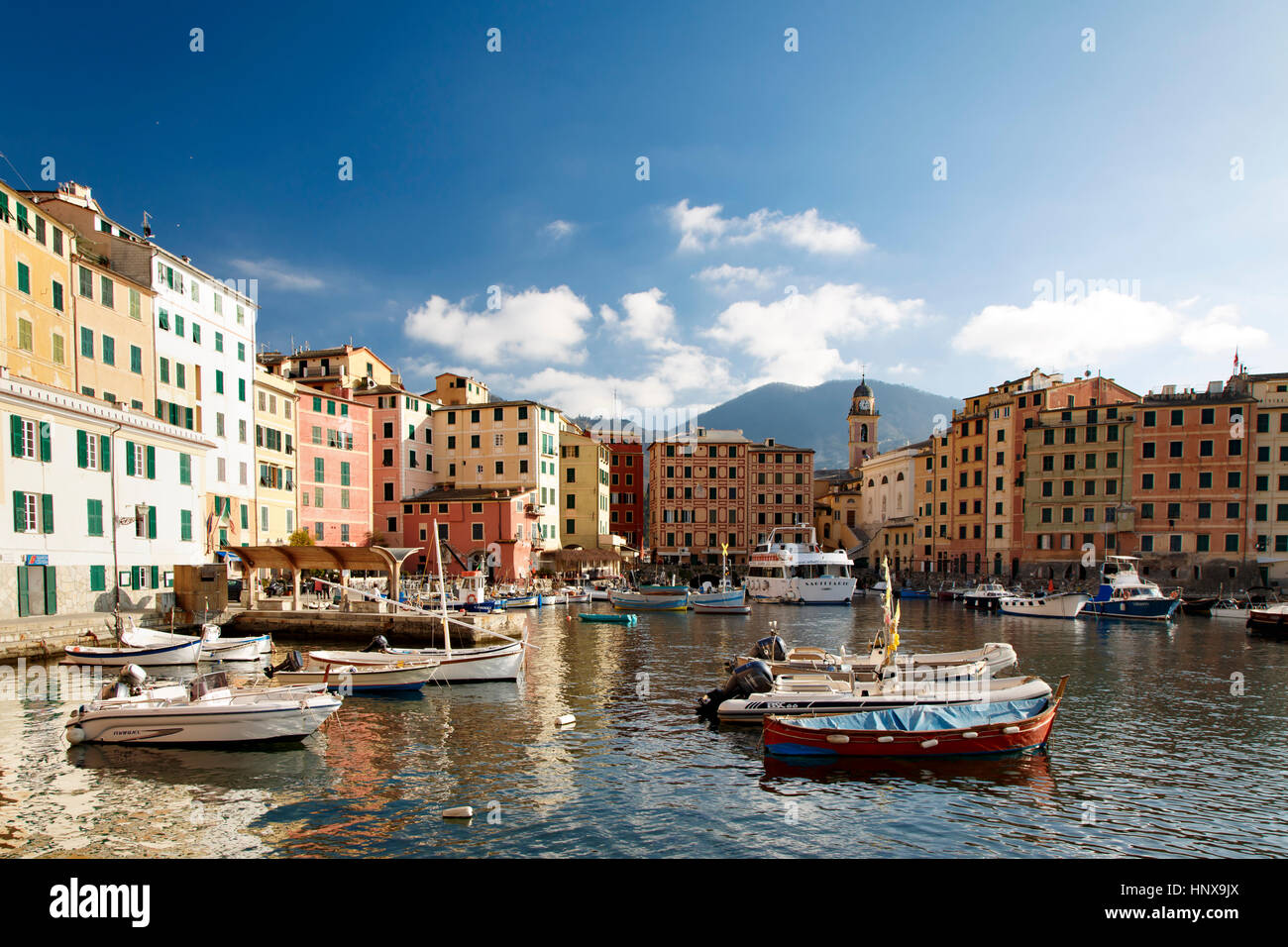 Camogli Boats Vertical