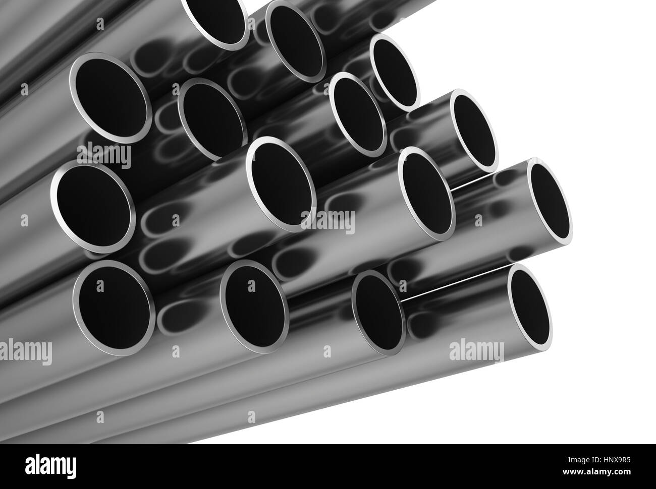 Metal pipe. isolated on white background Stock Photo Alamy