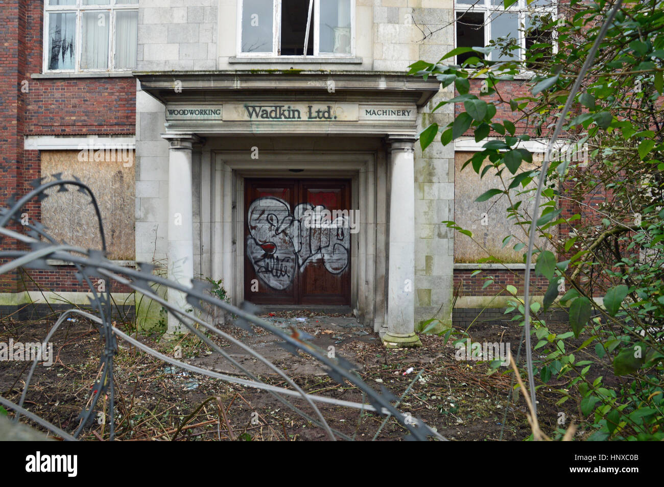 Demolition of Wadkin Ltd factory and office block on Green Lane Road