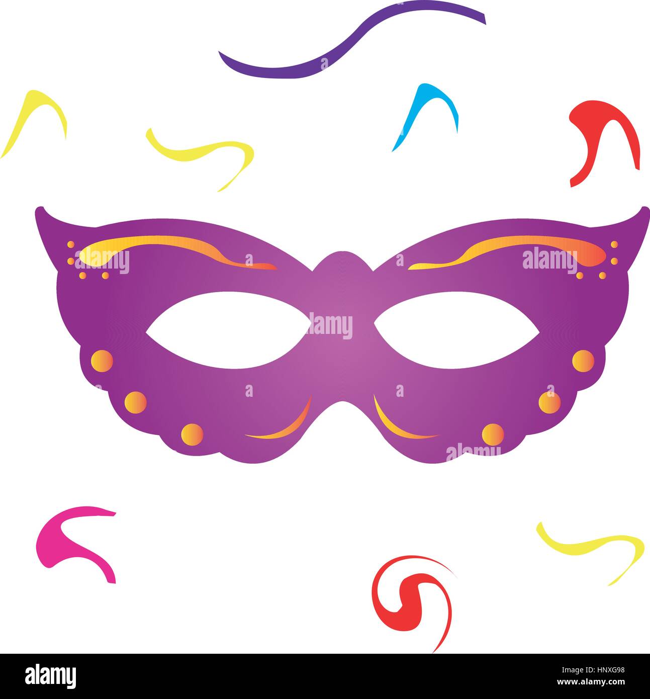 Isolated carnival mask Stock Vector Image & Art - Alamy