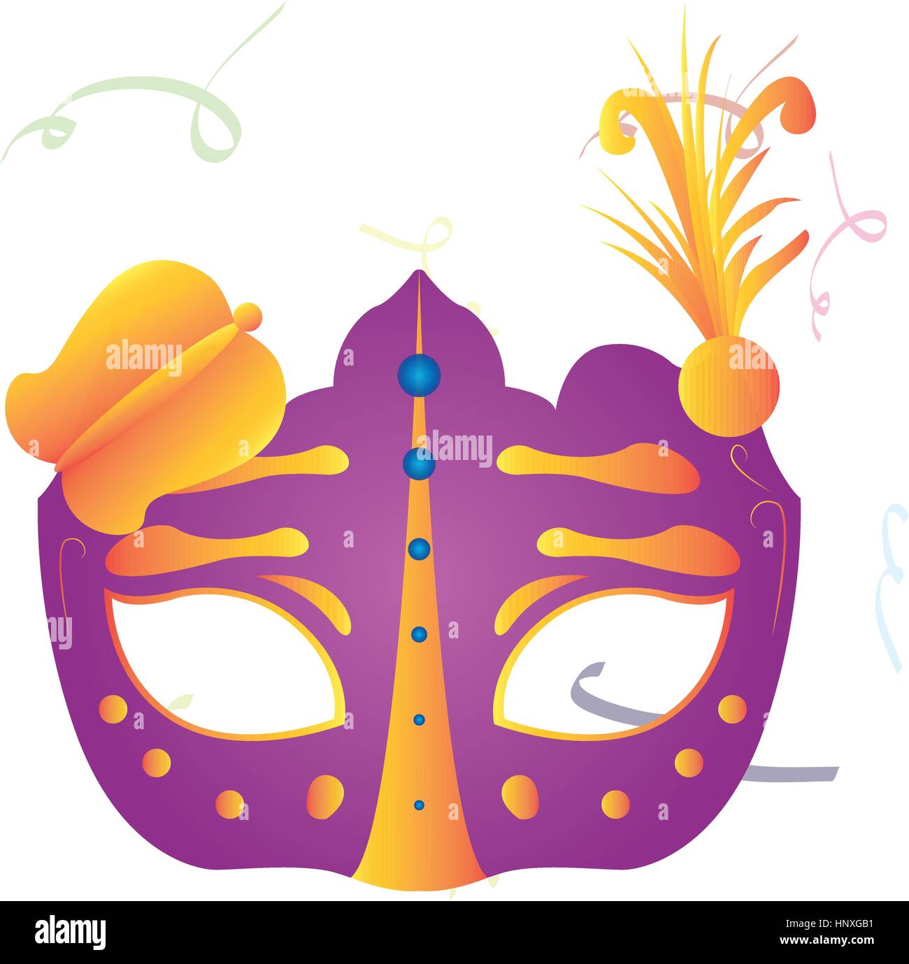Isolated carnival mask Stock Vector Image & Art - Alamy