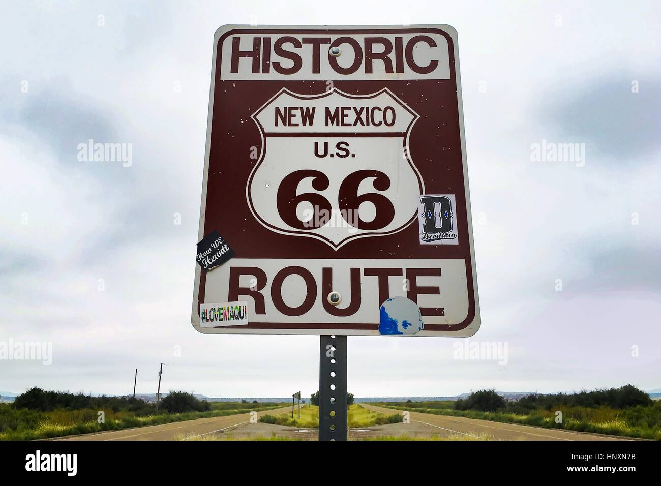 New Mexico Route 66 Sign High Resolution Stock Photography and Images ...