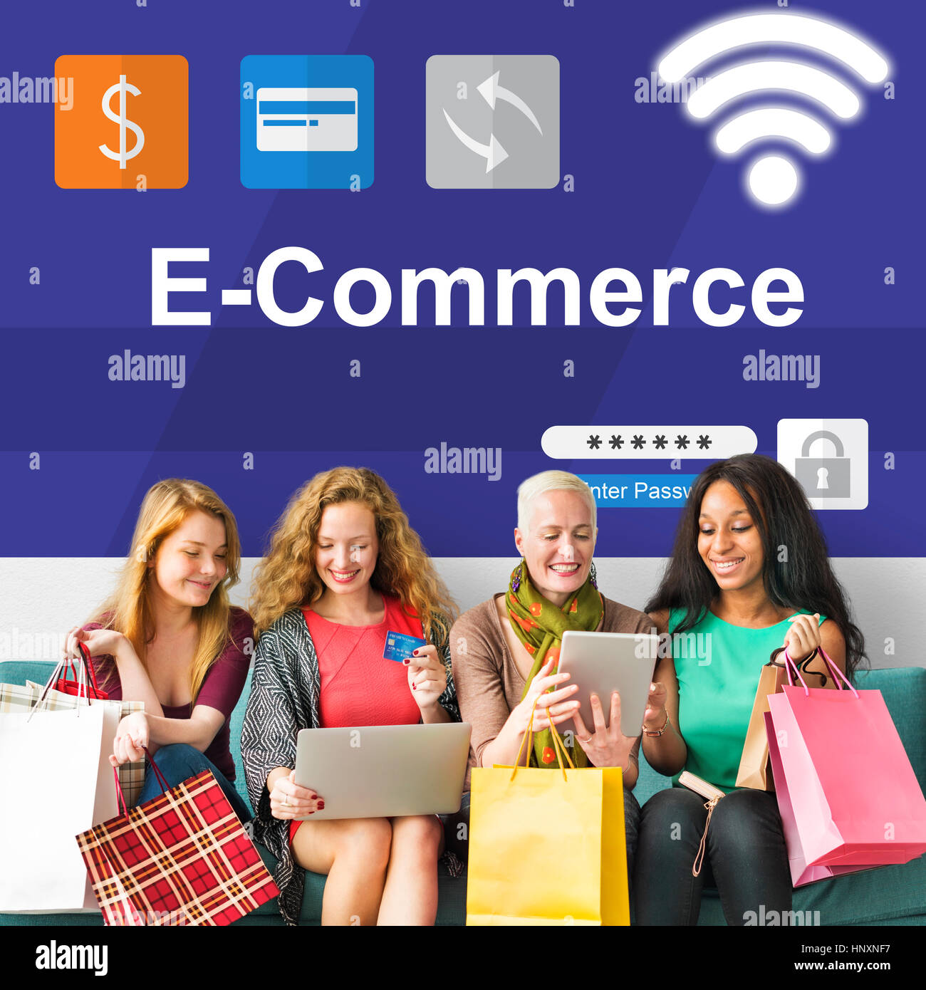 Online Purchasing Payment Banking Stock Photo Alamy