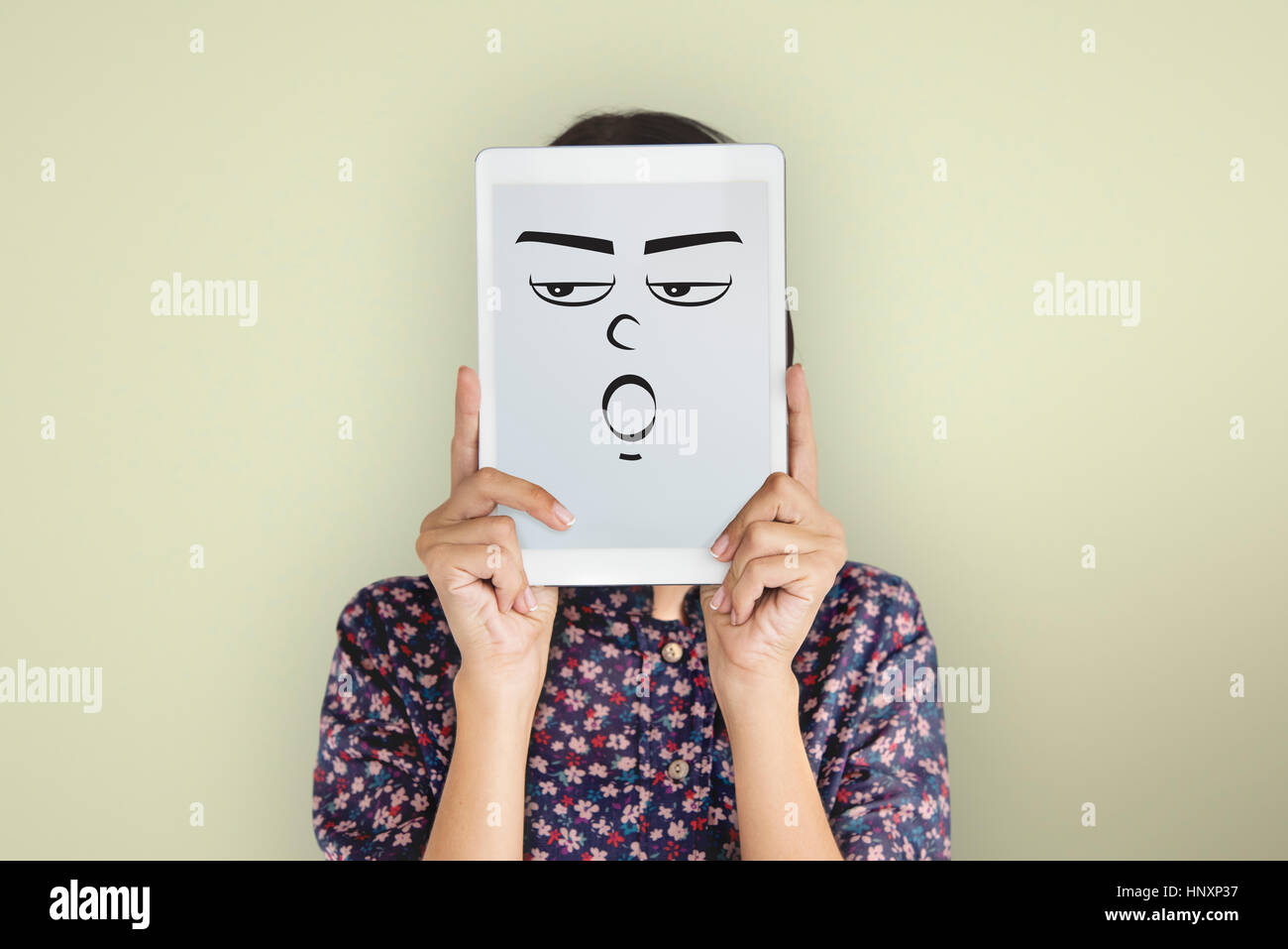 Face Expression Emotional People Concept Stock Photo - Alamy
