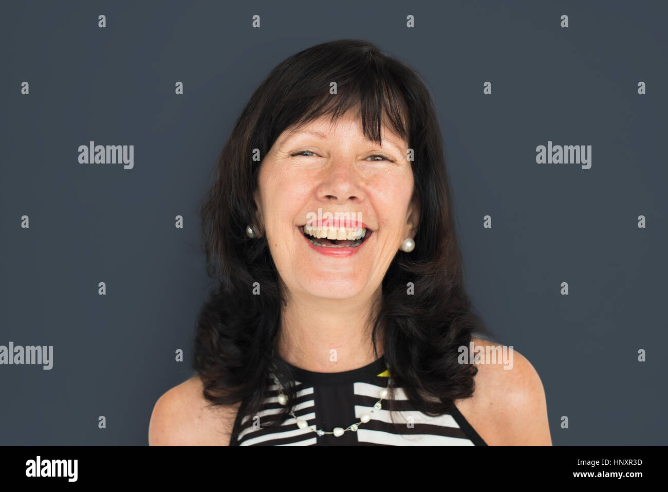 Beautiful mature asian woman hi-res stock photography and images - Alamy