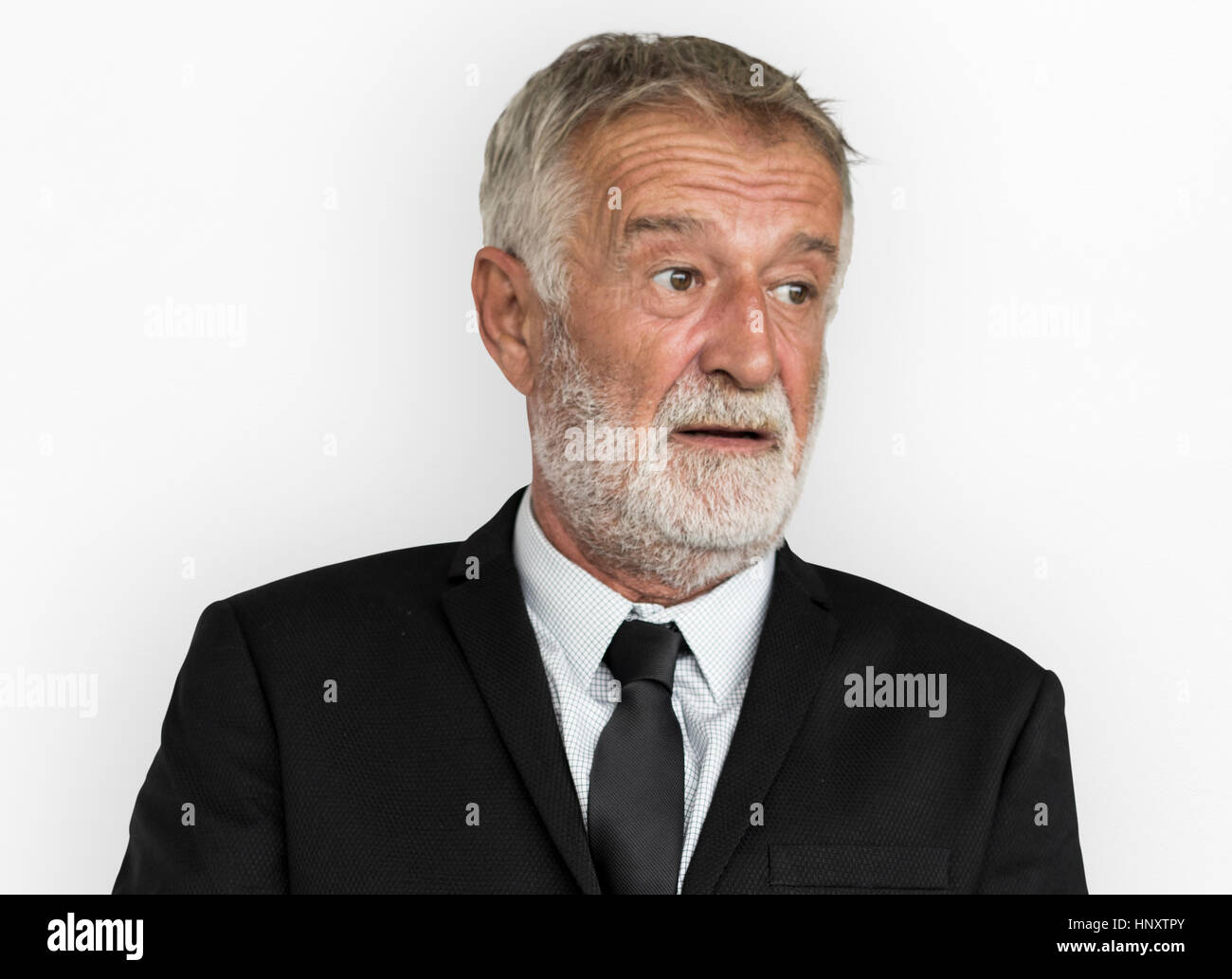 Old man focused on thinking hi-res stock photography and images - Alamy