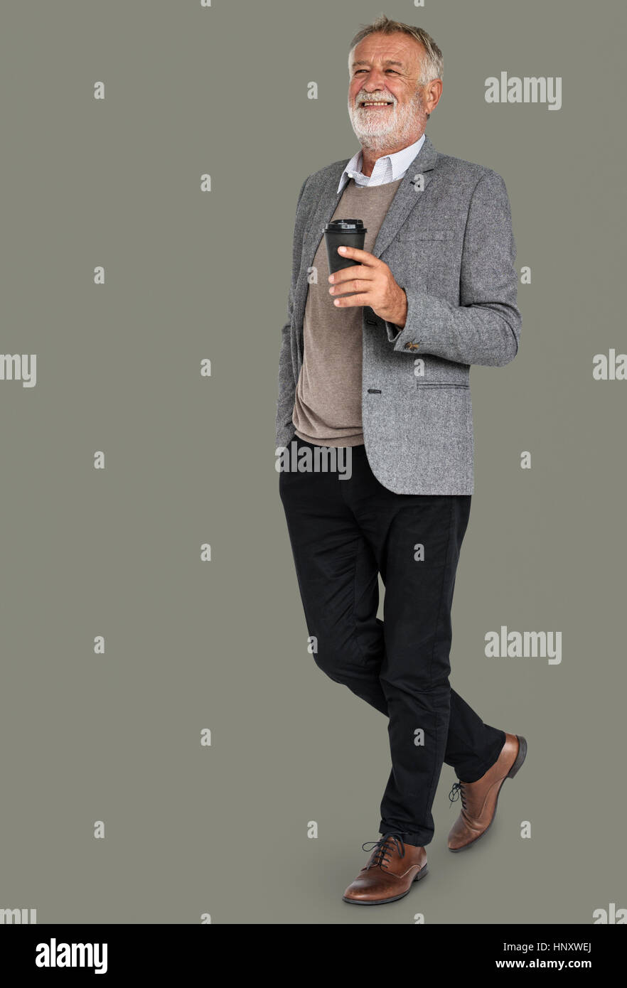Caucasian old mature formal hi-res stock photography and images - Alamy