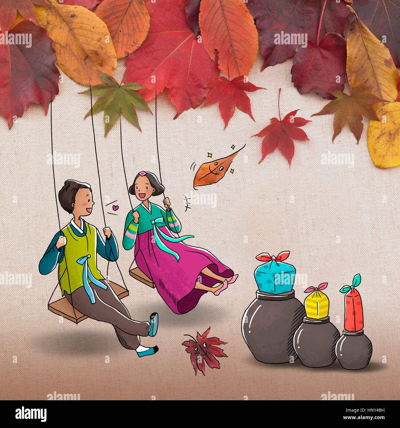 Traditional Korean holiday Stock Photo Alamy