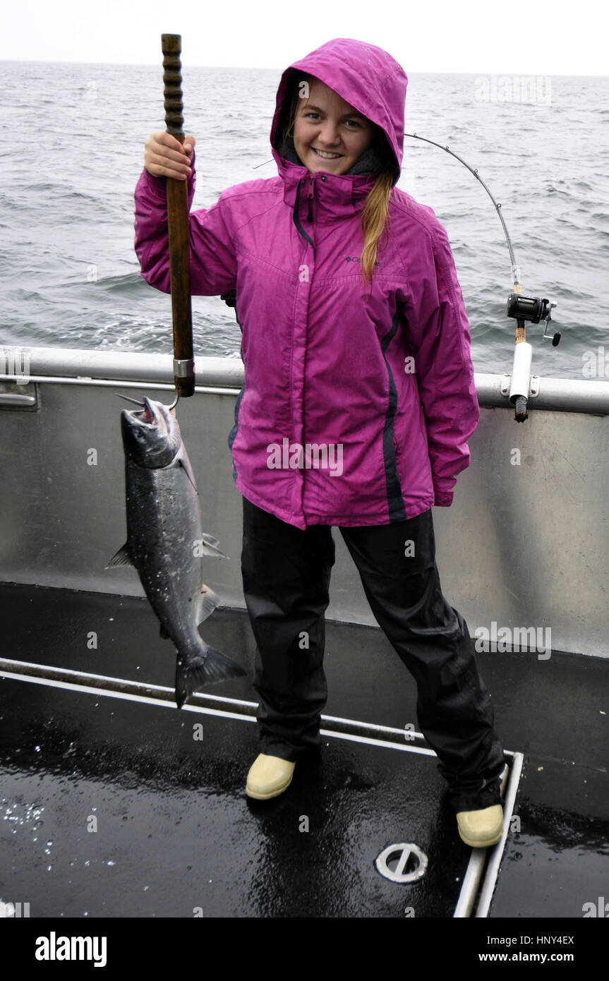 Salmon fishing, alaska, boat hi-res stock photography and images