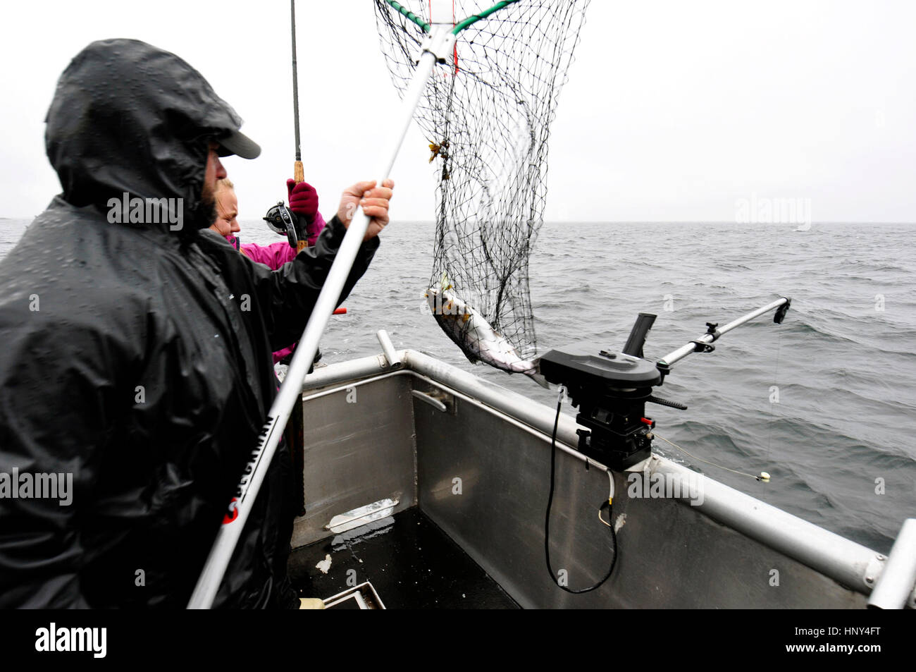 Salmon fishing in Ketchikan, Alaska Stock Photo - Alamy