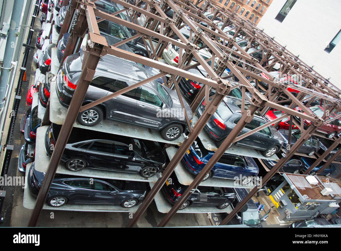 Automated Vehicle Storage System, viewed from the High Line, Chelsea