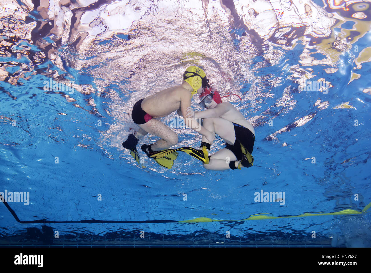 Underwater wrestling (Aquathlon) Swimming pool, Nikolaev, Ukraine