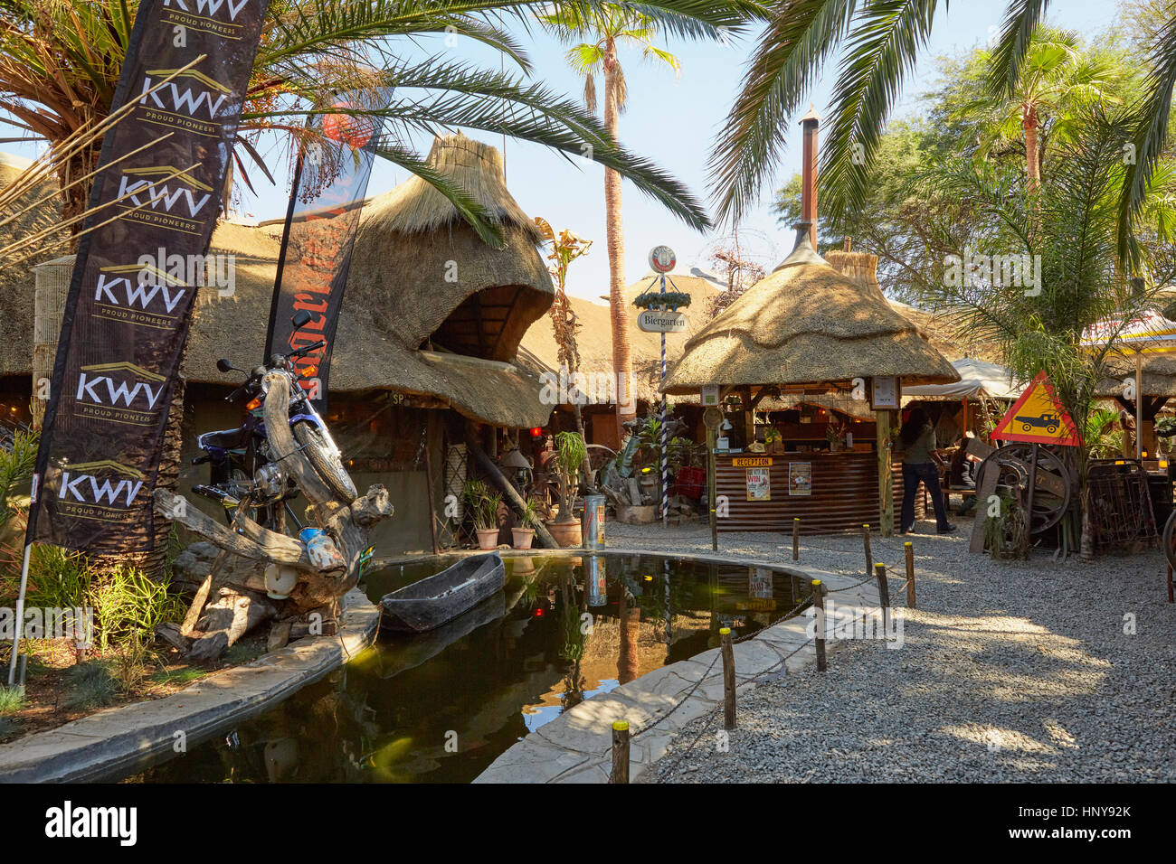 Joe's Beerhouse Restaurant Bar and Pub, Windhoek, Namibia, Africa Stock