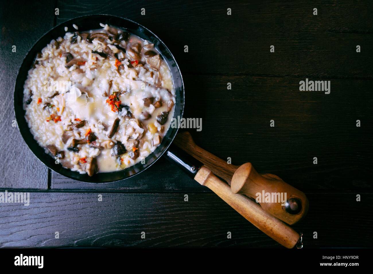 Delicious risoto rice meal Stock Photo - Alamy