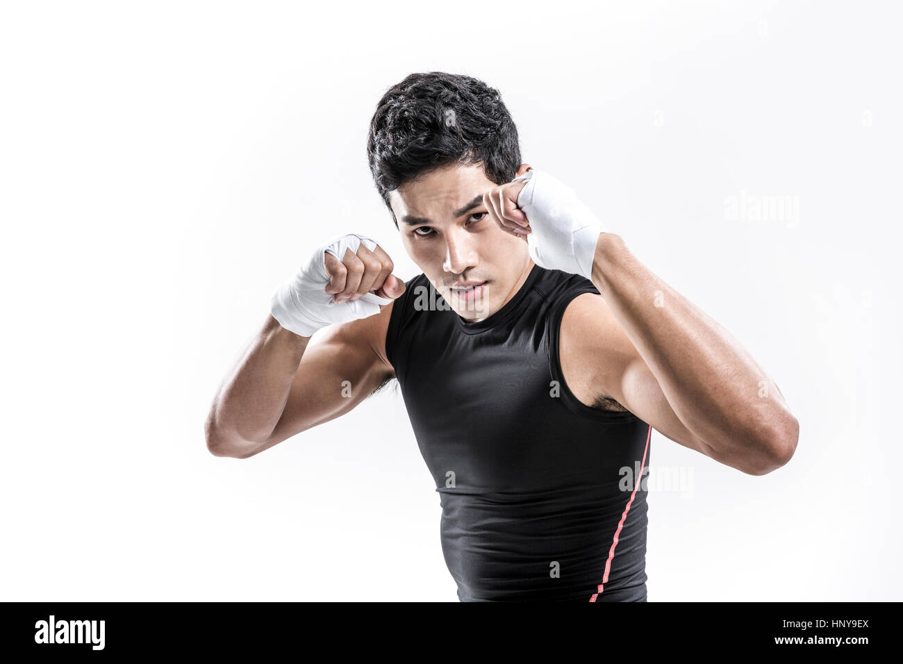 Kickboxing player Stock Photo