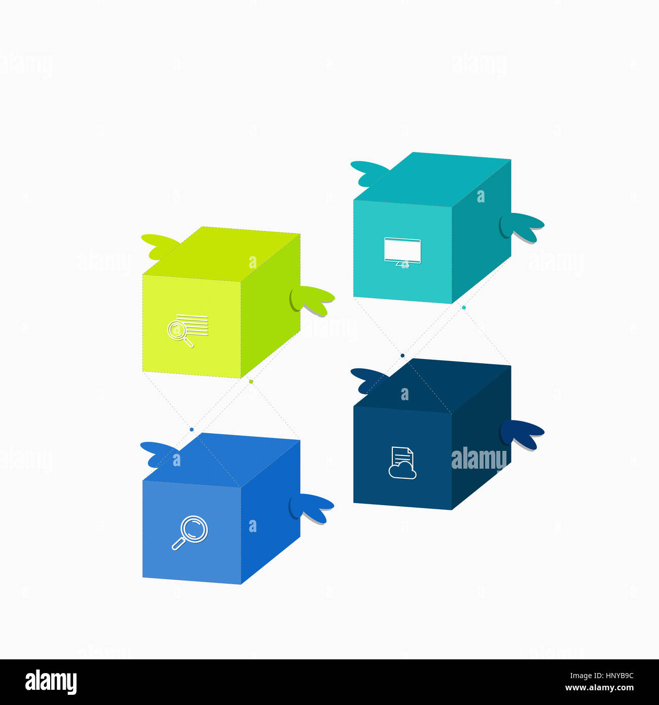 3d process diagrams hi-res stock photography and images - Alamy